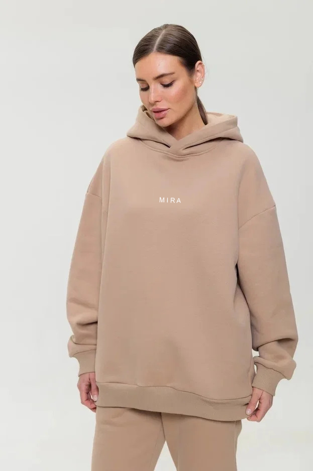 Hoodie and jogger set COFFEE