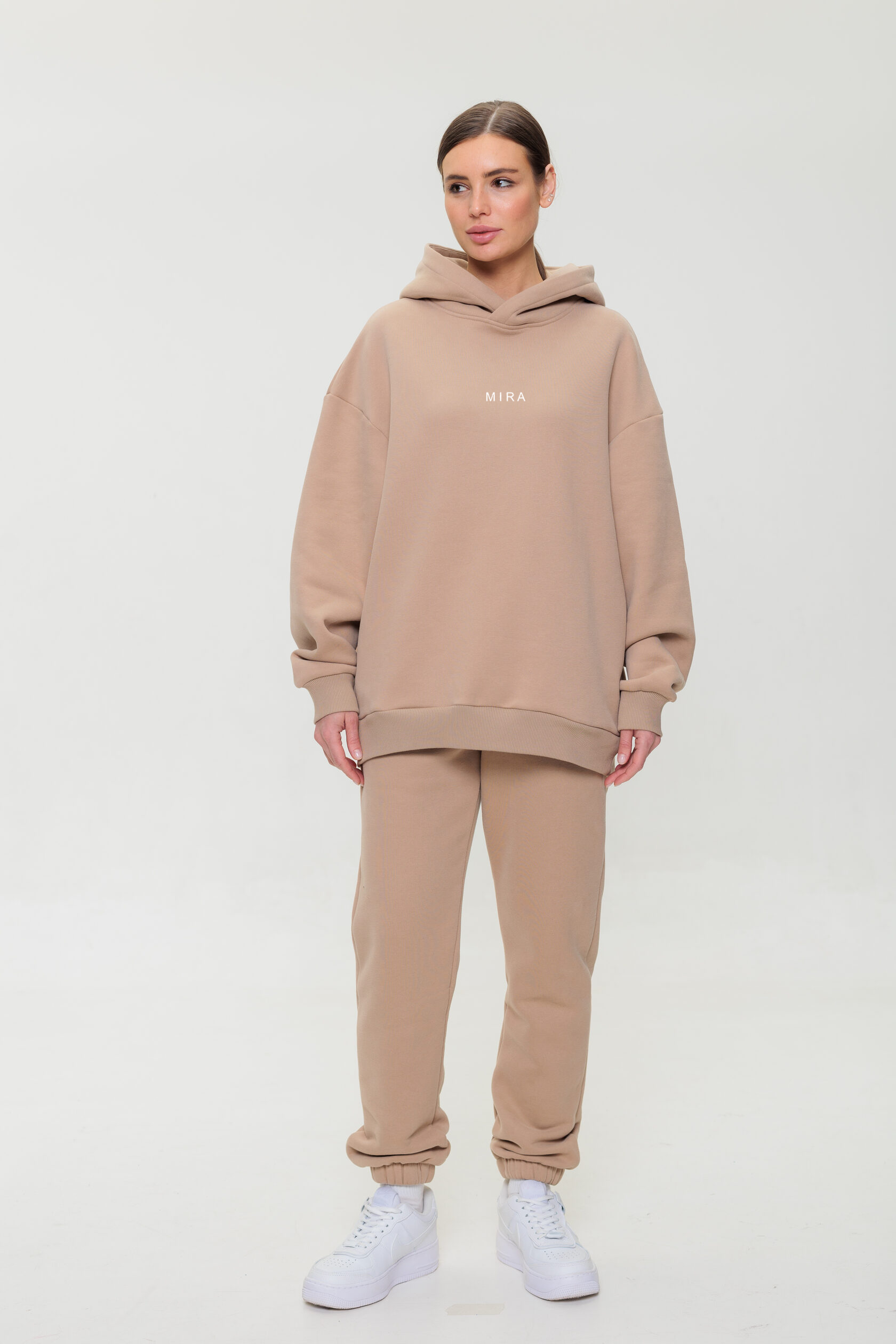 Hoodie and jogger set COFFEE