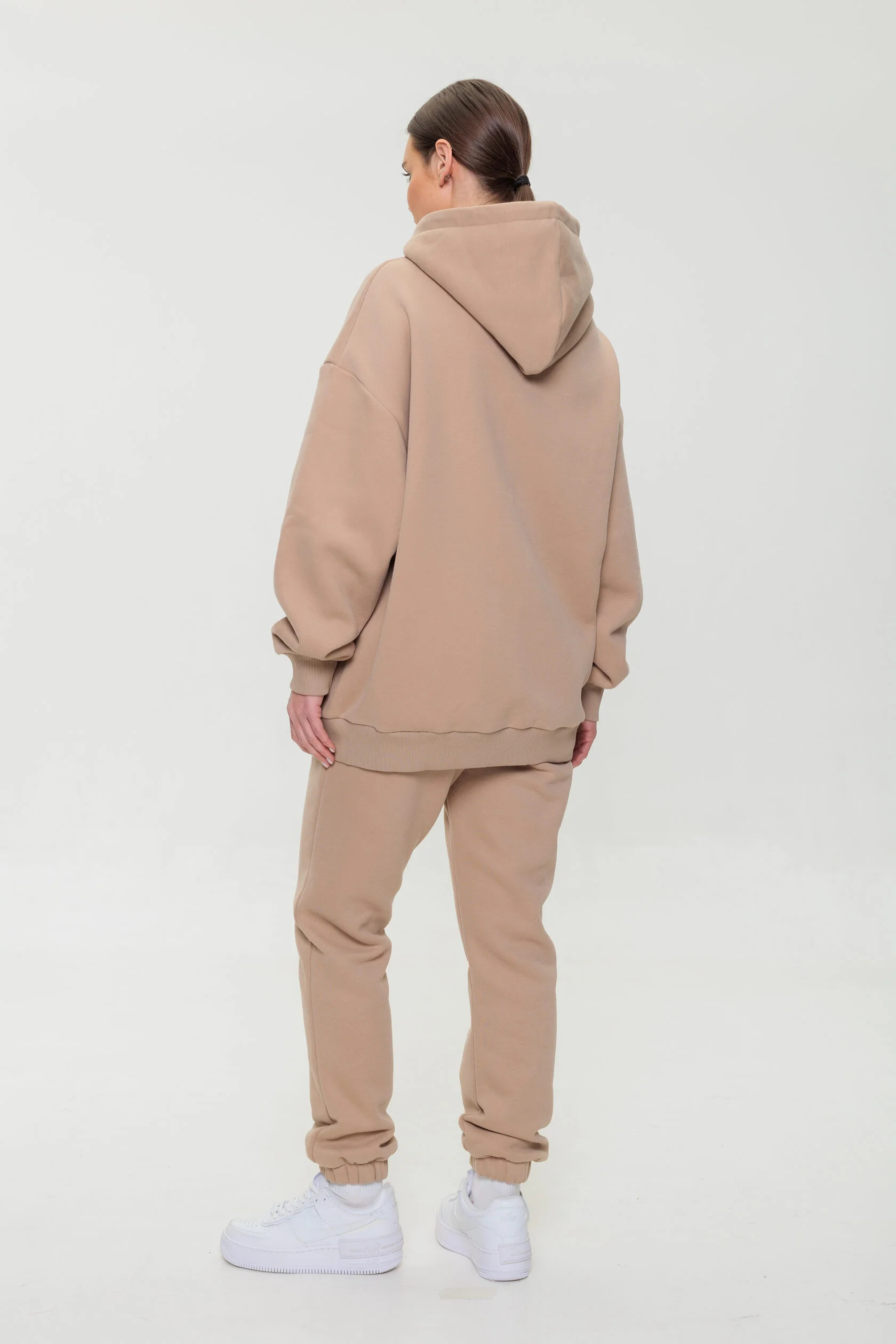 Hoodie and jogger set COFFEE