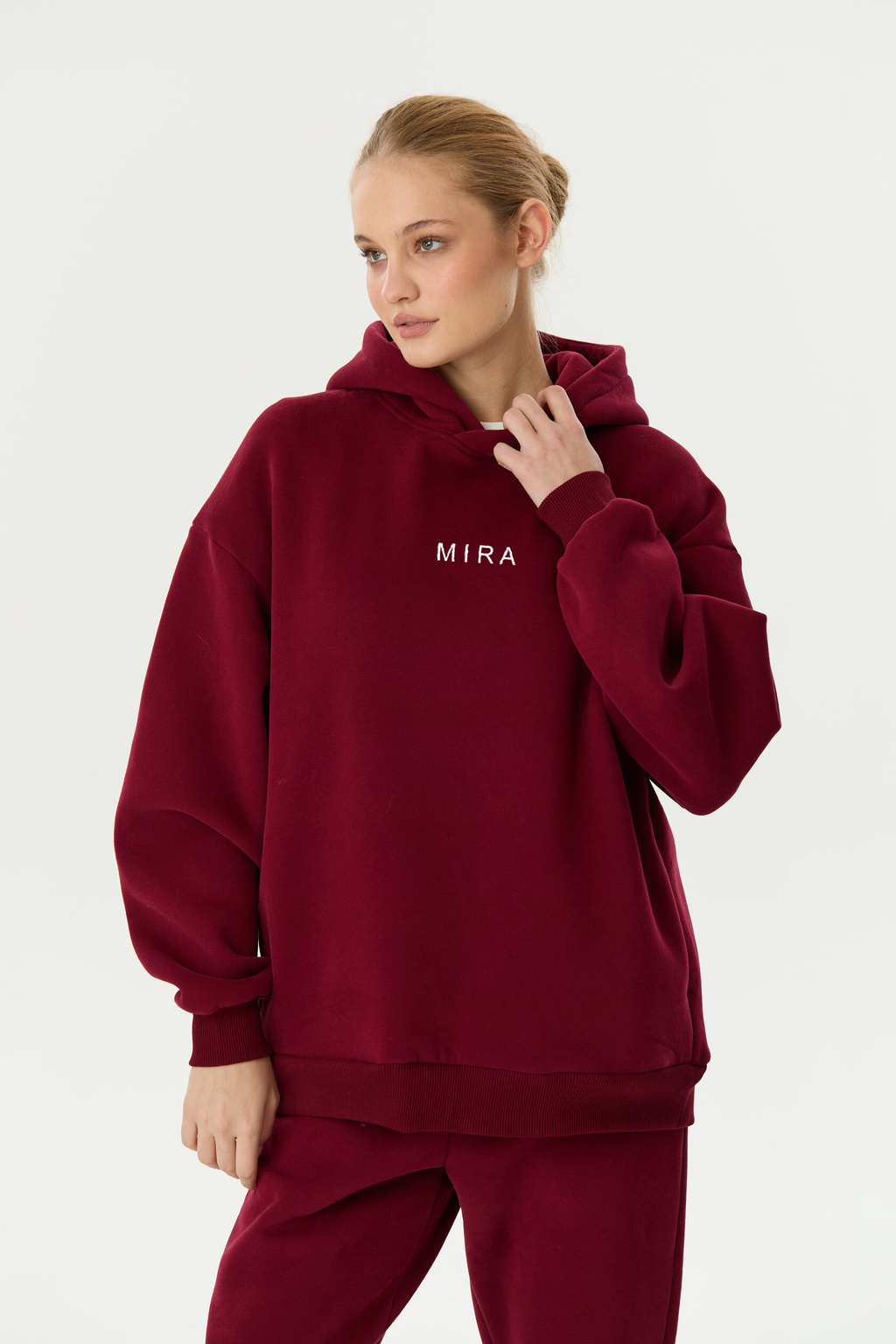 Hoodie and jogger set BORDO