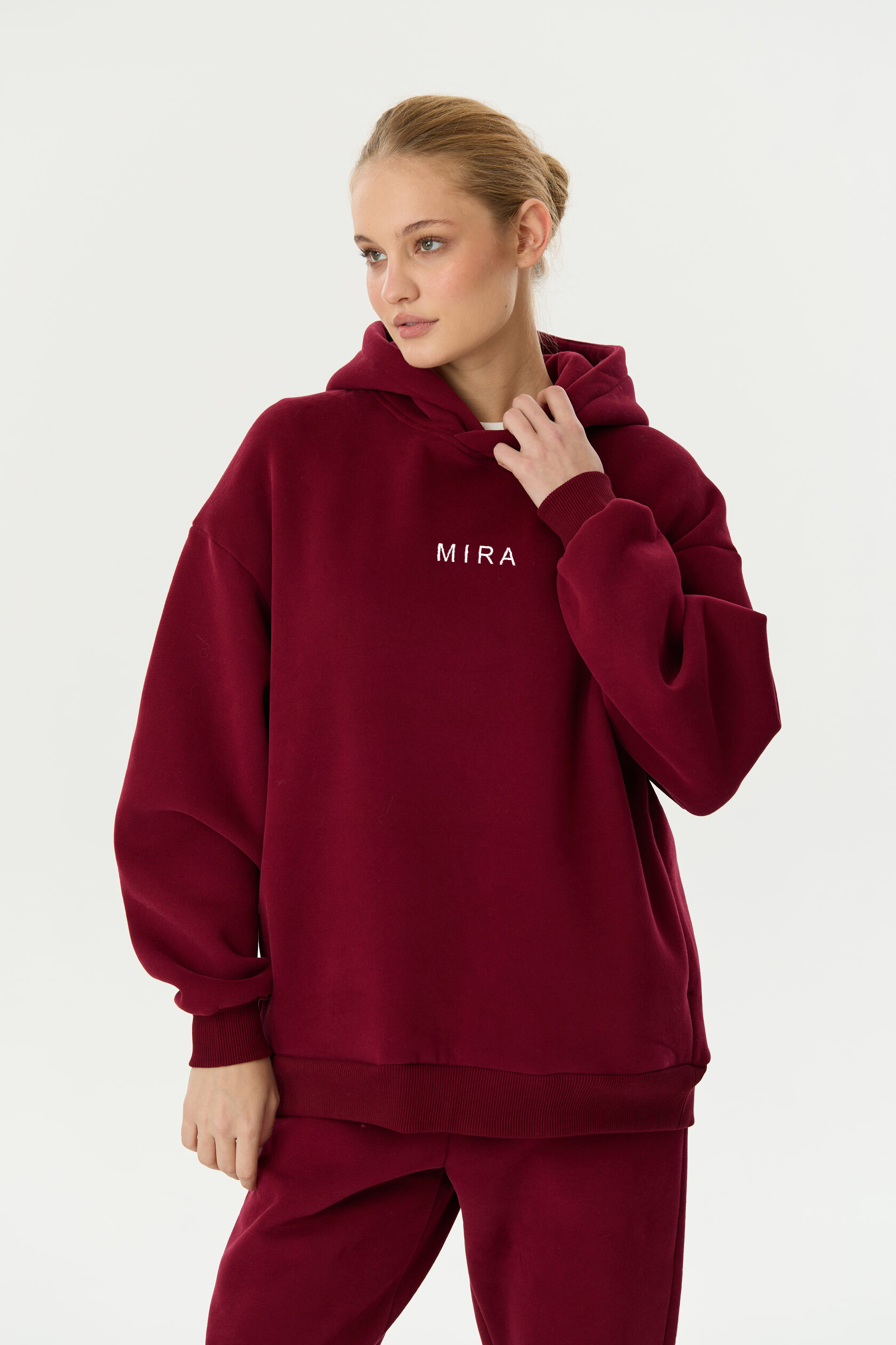 Hoodie and jogger set BORDO