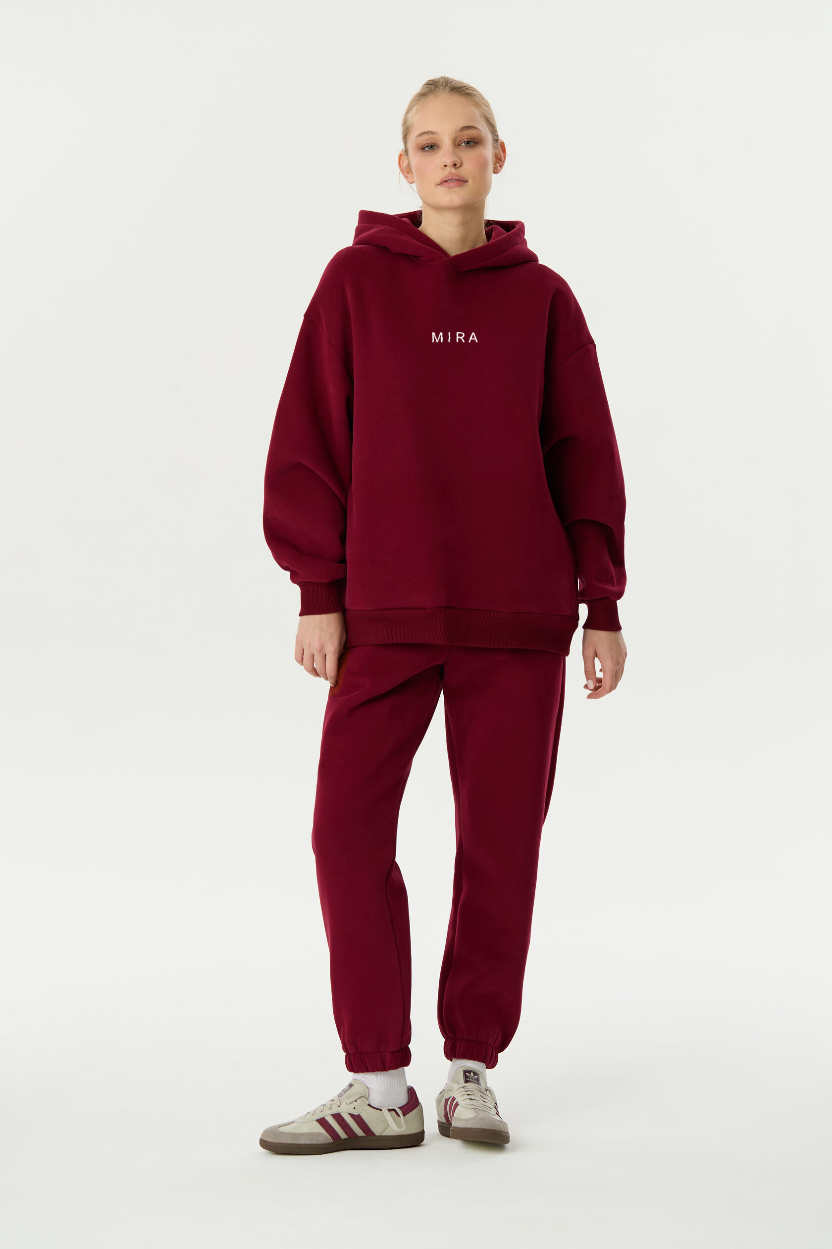 Hoodie and jogger set BORDO